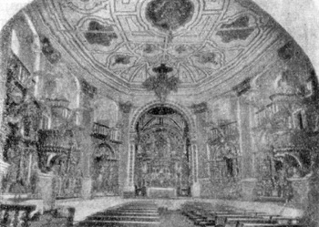 Архитектура Латинской Америки: Оуру-Прету. Церковь Богоматери Пилар. Интерьер, А.Ф. Помбал, после 1736 г.