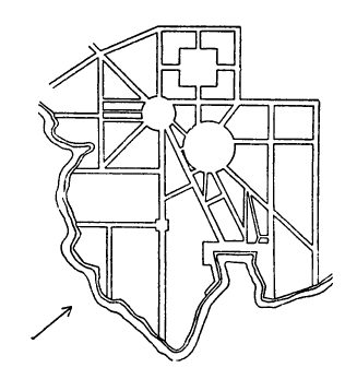 Архитектура США: Аннаполис (Мэриленд). План города, 1694 г.