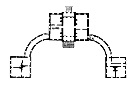 Архитектура США: Штат Виргиния. Дом плантатора, Маунт-Эри, 1758 г. План