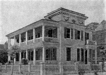 Архитектура США: Чарлстон (Южная Каролина). Жилой дом, XIX в.