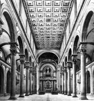 Архитектура эпохи Возрождения в Италии: Флоренция. Церковь Сан Лоренцо