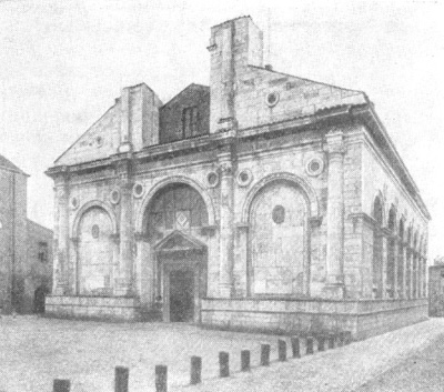 Архитектура эпохи Возрождения в Италии: Римини. Церковь Сан Франческо, 1450—1461 гг. Альберти