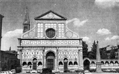 Архитектура эпохи Возрождения в Италии: Флоренция. Церковь Санта Мария Новелла, 1456-1470 гг. Альберти