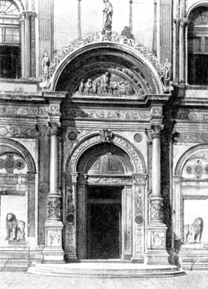 Архитектура эпохи Возрождения в Италии: Скуола Сан Марко. Портал главного входа