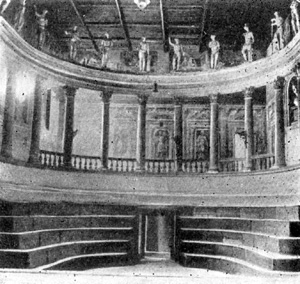 Архитектура эпохи Возрождения в Италии: Саббионета. Театр, 1588 г. Скамоцци