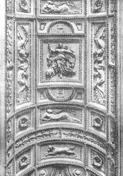 Архитектура Франции эпохи Возрождения: Париж. Дворец Лувр, с 1546 г. Пьер Леско и скульптор Жан Гужон. Потолок лестницы