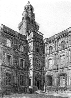 Архитектура Франции эпохи Возрождения: Тулуза. Отель д'Ассеза, середина XVI в. Н. Башелье. Главный вход