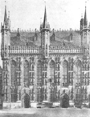 Архитектура Нидерландов эпохи Возрождения: Брюгге. Ратуша, 1376—1421 гг.
