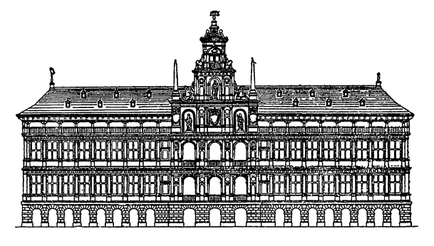 Архитектура Нидерландов эпохи Возрождения: Антверпен. Ратуша, 1561—1565 гг. Корнелис Флорис