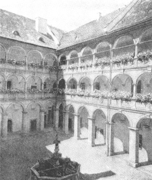 Архитектура Австрии эпохи Возрождения: Линц. Ландхауз, 1564—1571 гг. Двор, 1577 г.