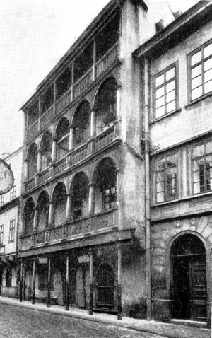 Архитектура Чехии эпохи Возрождения: Хрудим. Дом, 1573—1577 гг.