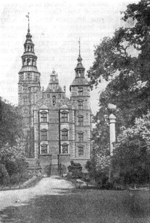 Архитектура Дании эпохи Возрождения: Росенборг. Замок. Боковой фасад