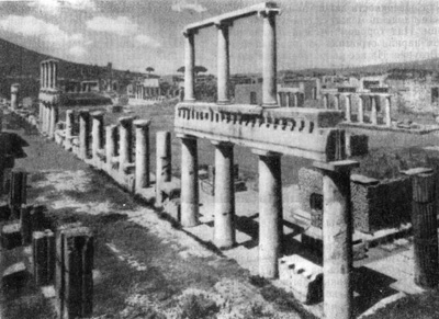 Архитектура Древнего Рима. Помпеи. Форум. Современный вид