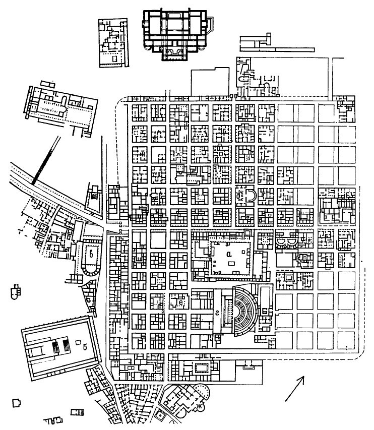 Архитектура Древнего Рима. Тимгад. План города