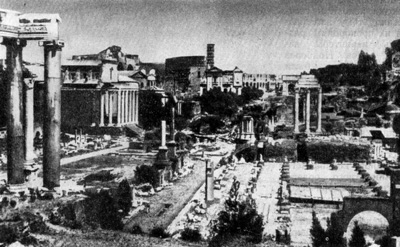Архитектура Древнего Рима. Рим. Современный вид Римского форума