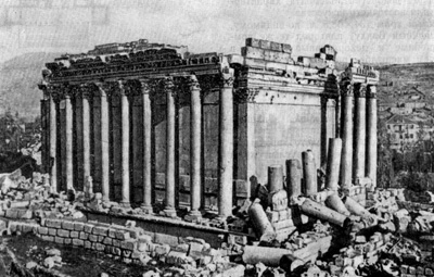 Архитектура Древнего Рима. Баальбек. Малый храм. Современный вид