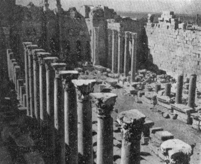 Архитектура Древнего Рима. Лептис Магна (Северная Африка). Базилика, начало III в. н.э. Современный вид