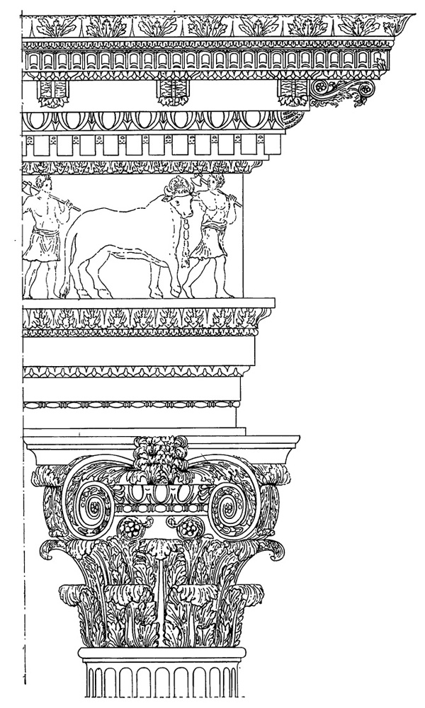 Архитектура Древнего Рима. Рим. Арка Тита, 81 г. н.э. Ордер